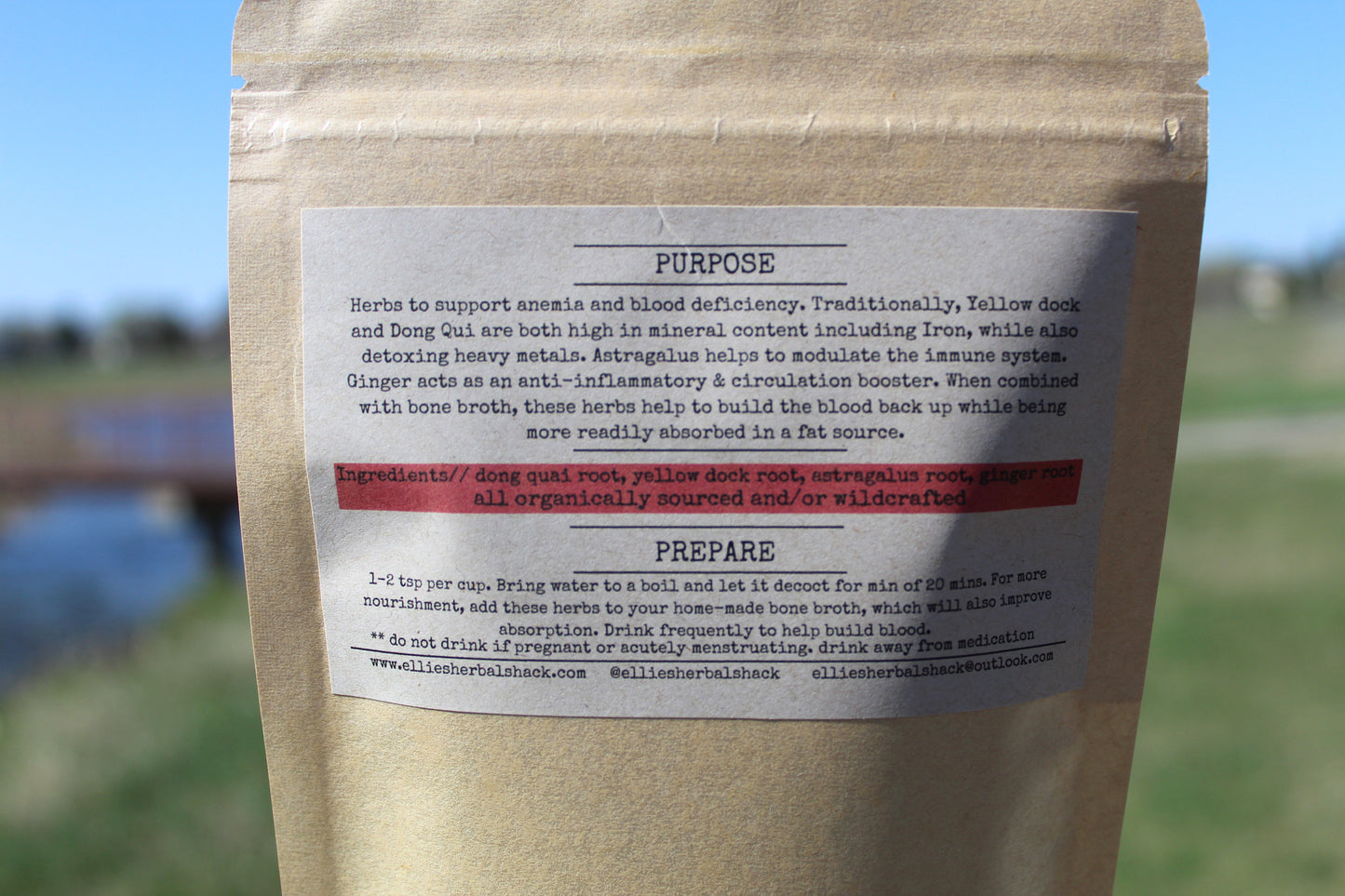 Blood Building Roots Tea