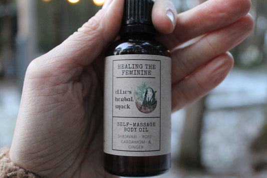 Healing the Feminine Self Massage Herbal Oil