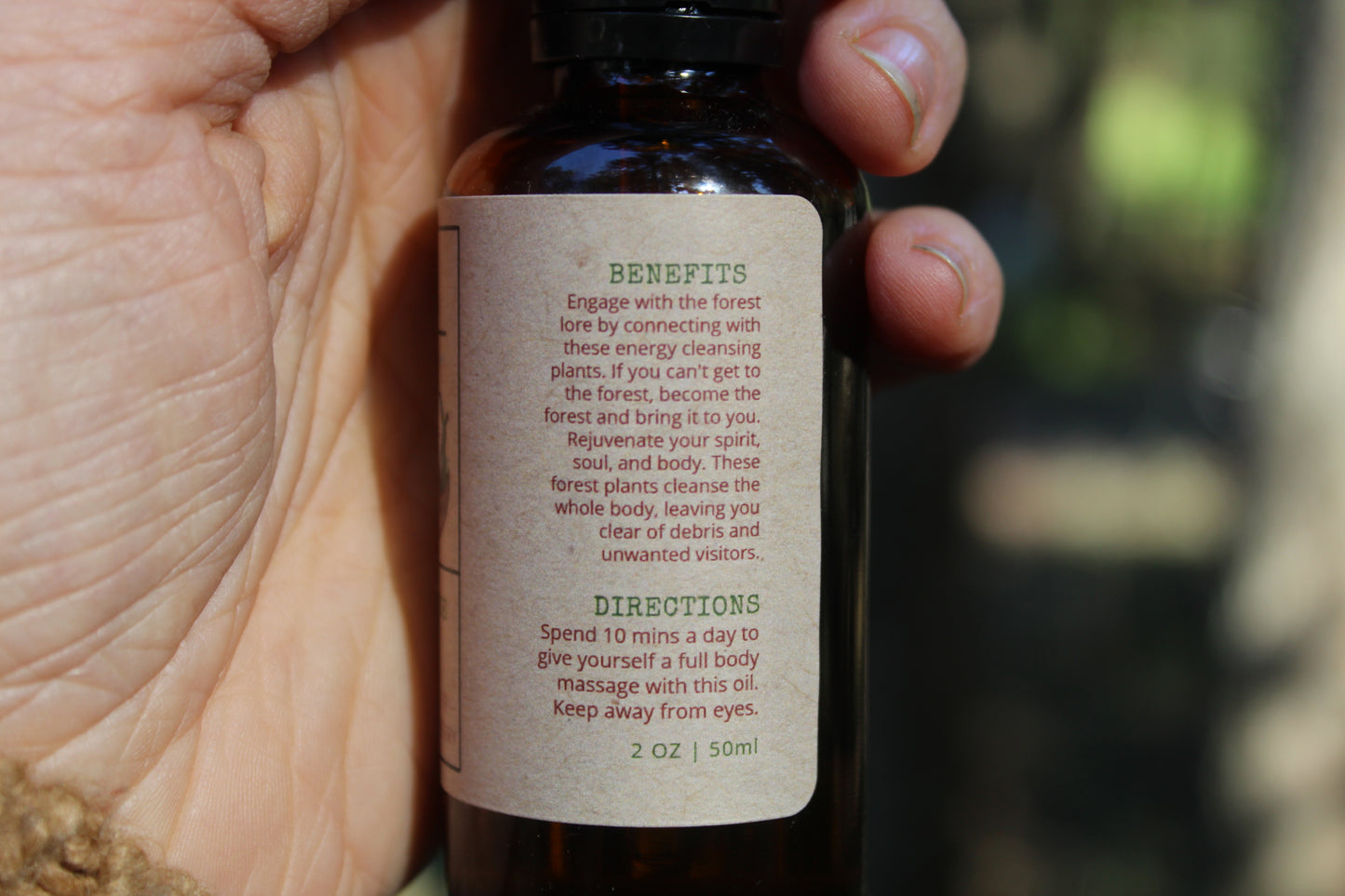 Forest Bathing--Herbal Self Massage Oil